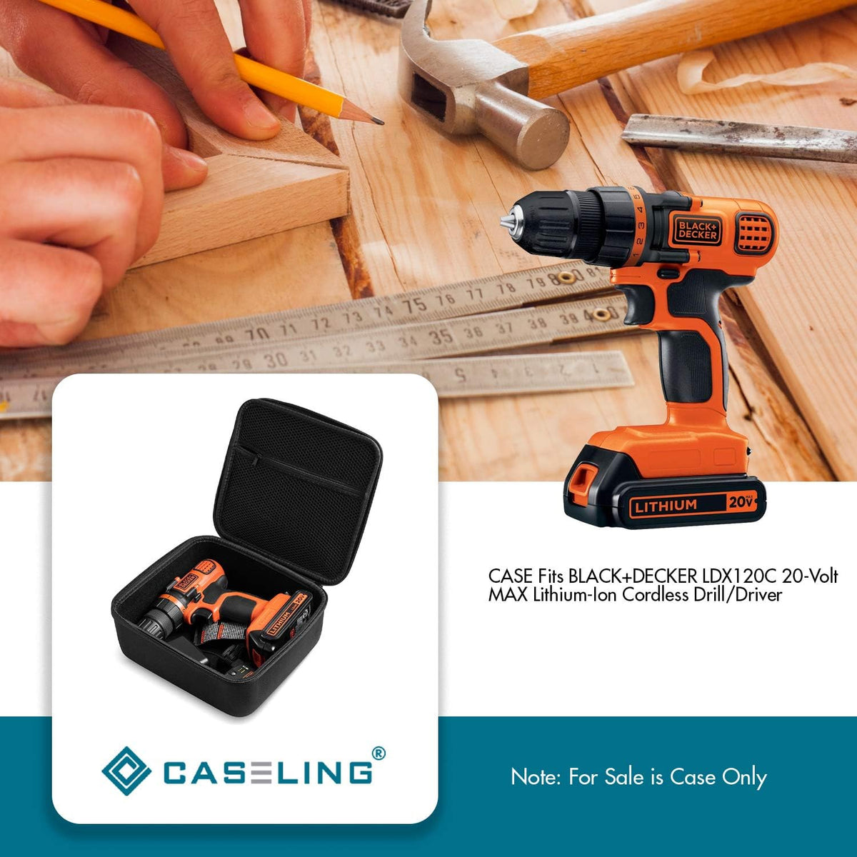 Hard Tool Case Organizer for Hardware and Electronics