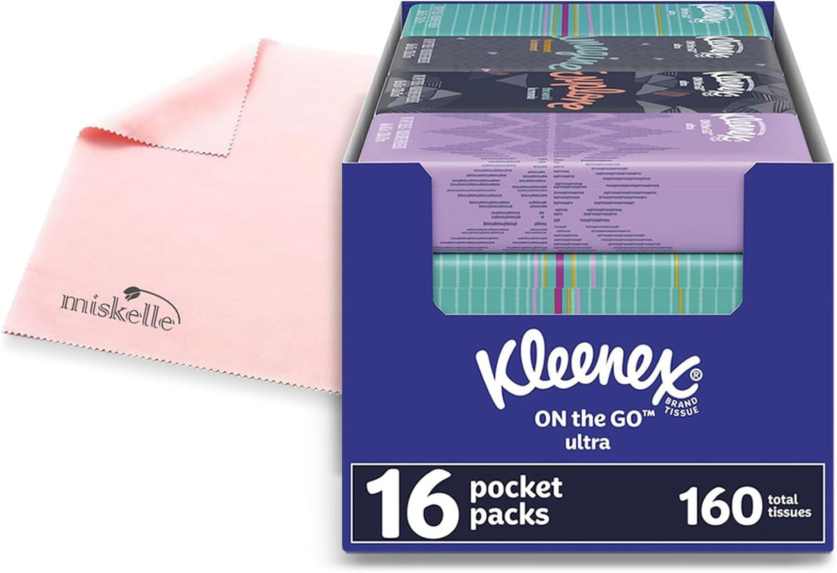 16 Pocket Packs (10 per pack), White, Box