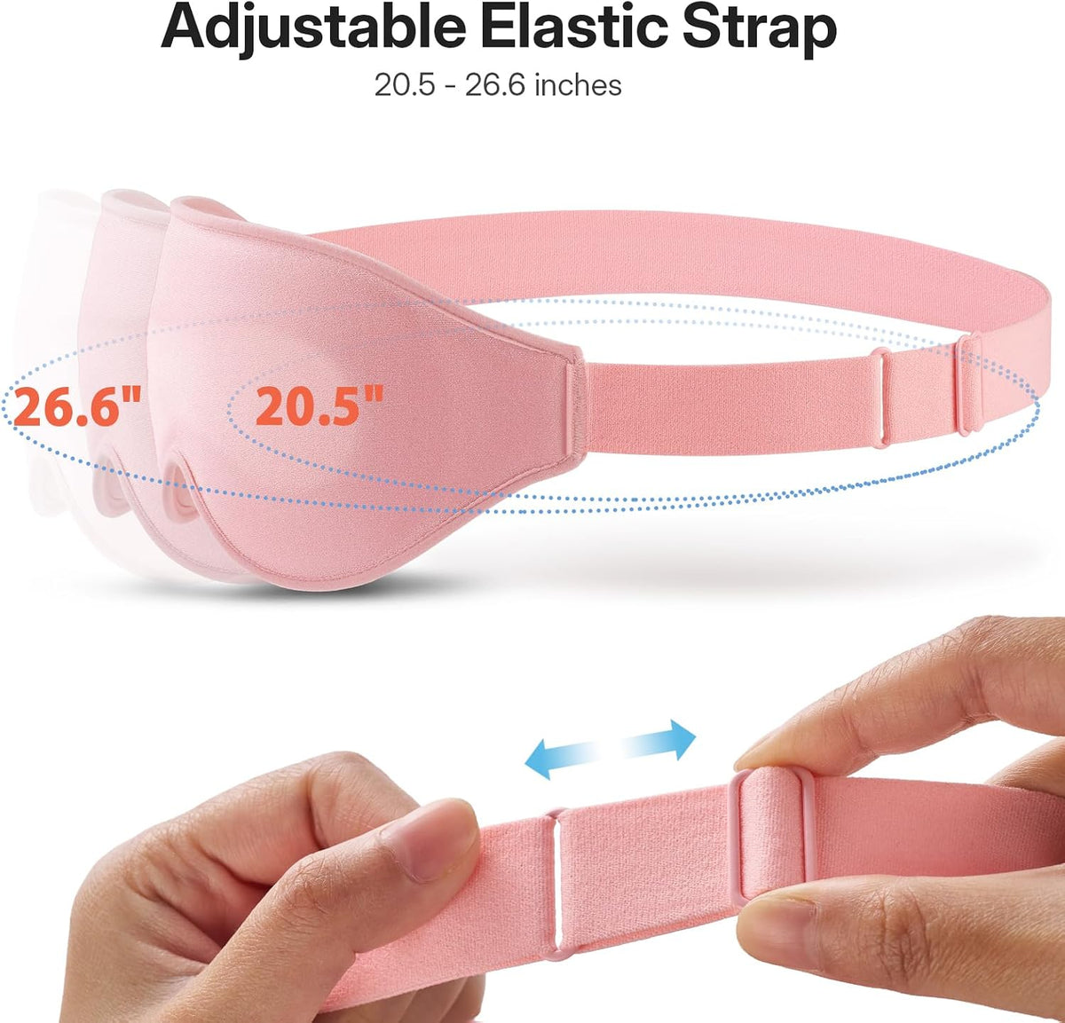 Sleep Mask for Lash Extension, Blackout Sleeping Mask for Women Men
