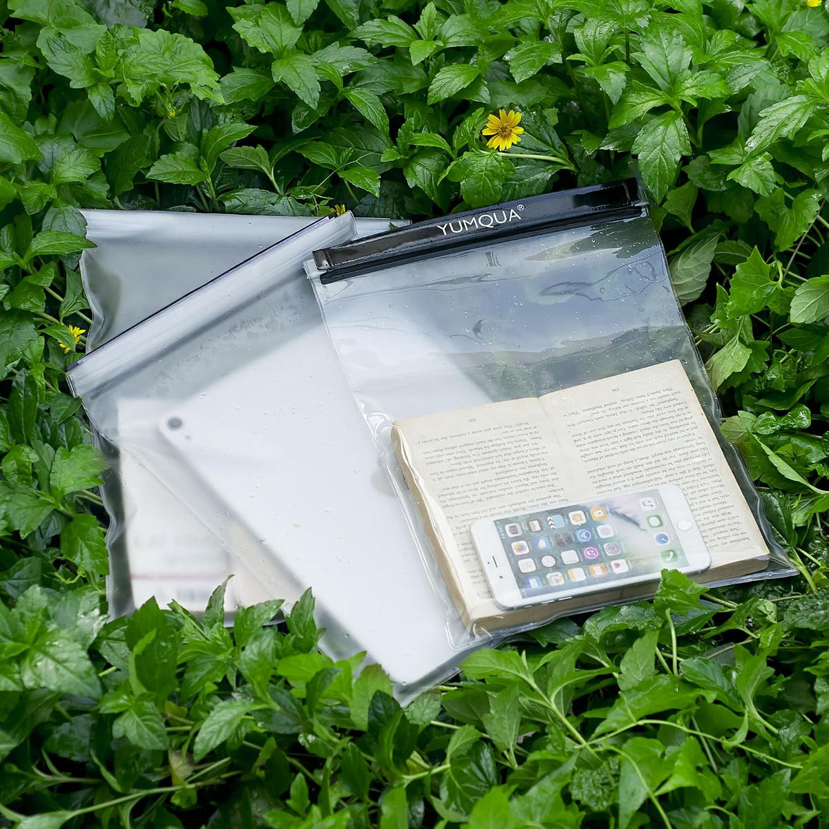 Waterproof Pouch Clear Dry Bag Document Map Holder Large Size 3PACK