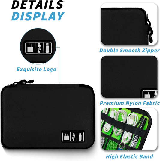 Electronics Organizer,Travel Cord Organizer Pouch,Cable Organizer Bags