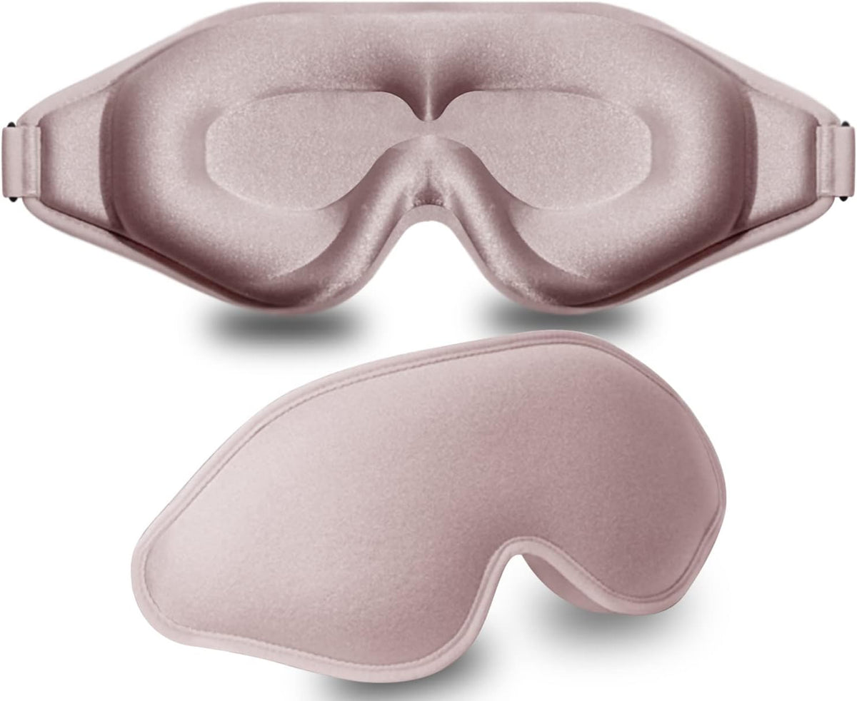 Sleep Mask for Side Sleeper, Blackout Eye Mask for Women Men