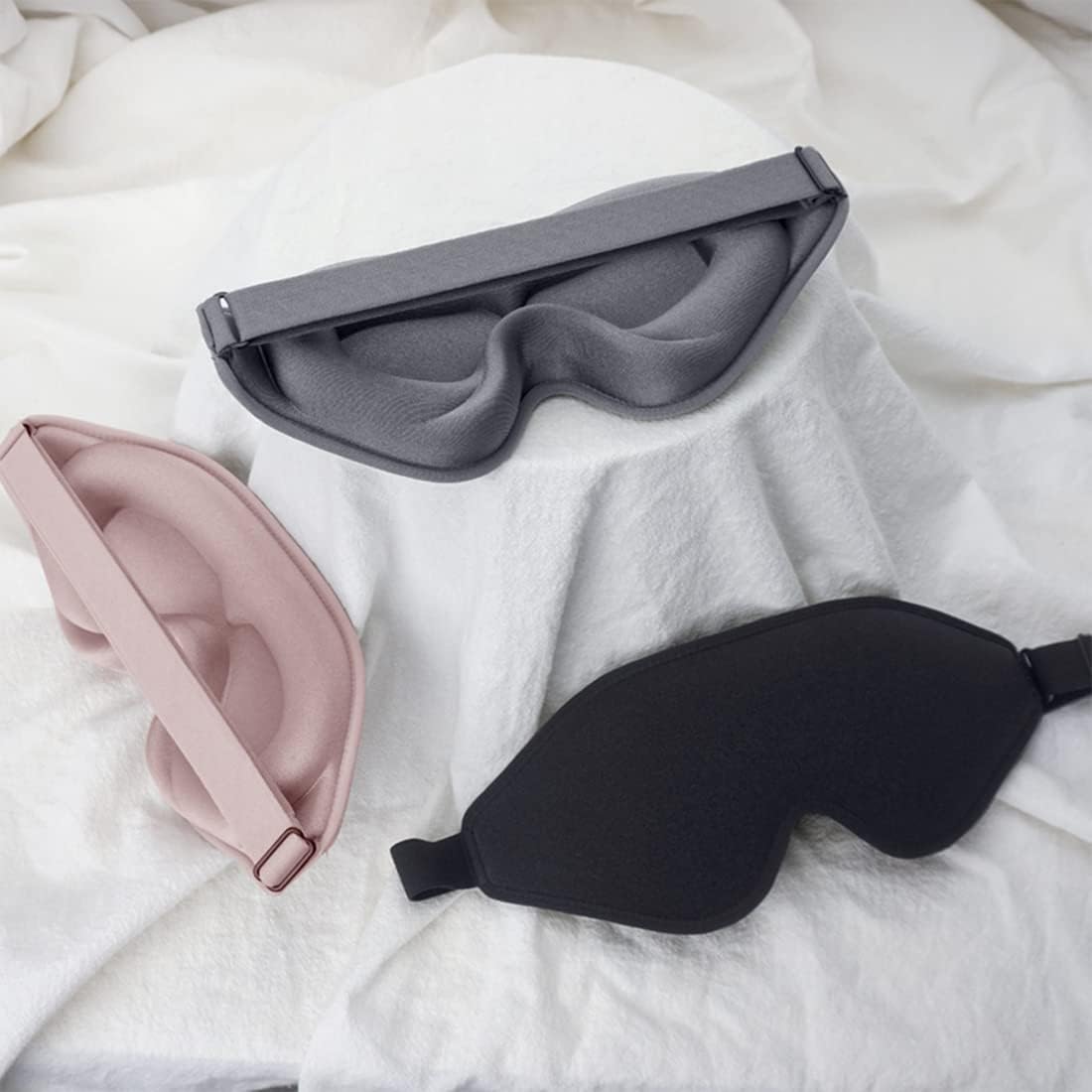 Sleep Mask for Side Sleeper, Blackout Eye Mask for Women Men