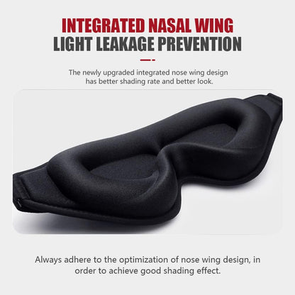 Sleep Mask for Side Sleeper, Blackout Eye Mask for Women Men
