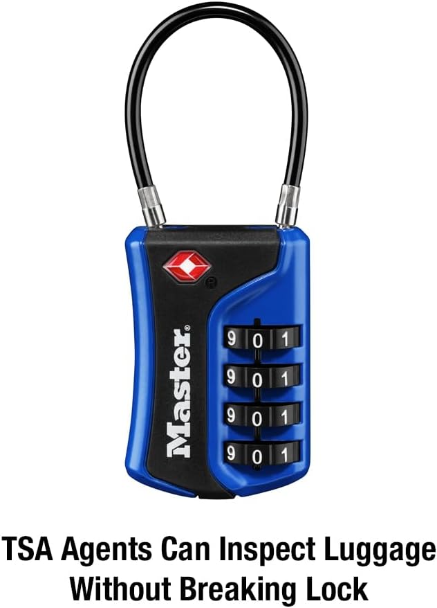 TSA Approved Combination Luggage Lock Assorted 4697EC3