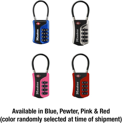 TSA Approved Combination Luggage Lock Assorted 4697EC3