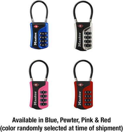 TSA Approved Combination Luggage Lock Assorted 4697EC3
