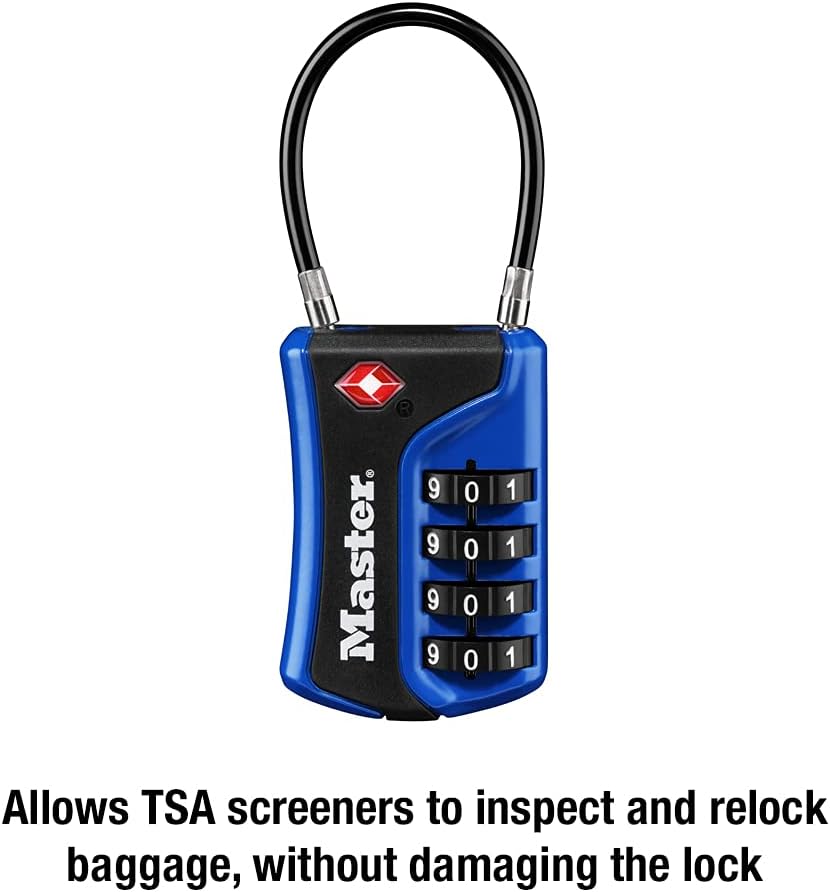 TSA Approved Combination Luggage Lock Assorted 4697EC3