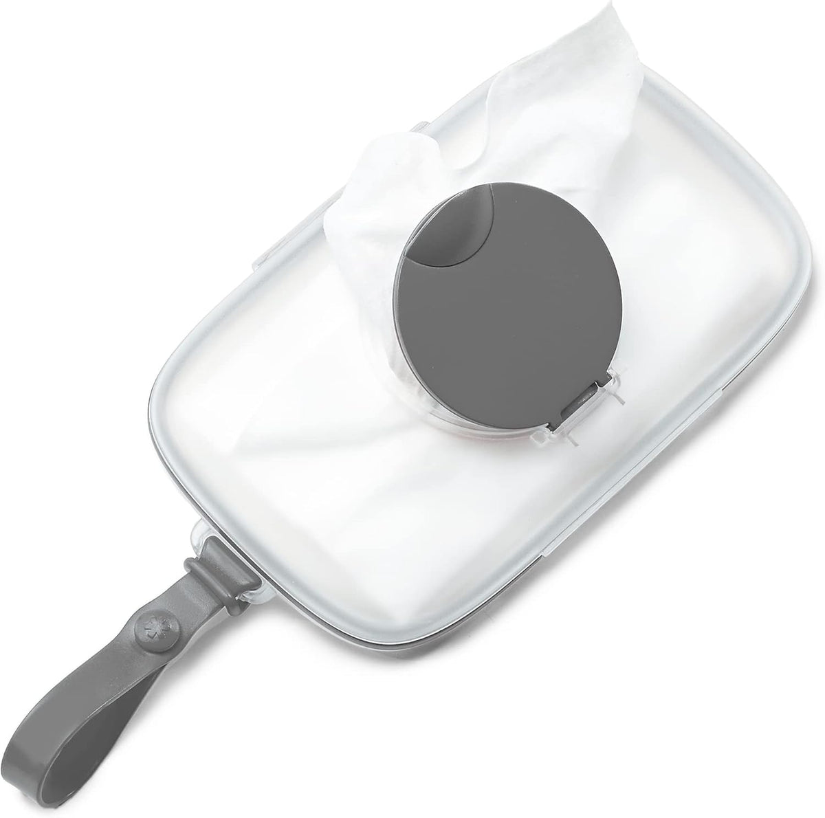 On-The-Go Wipes Dispenser, Grab & Go, Grey
