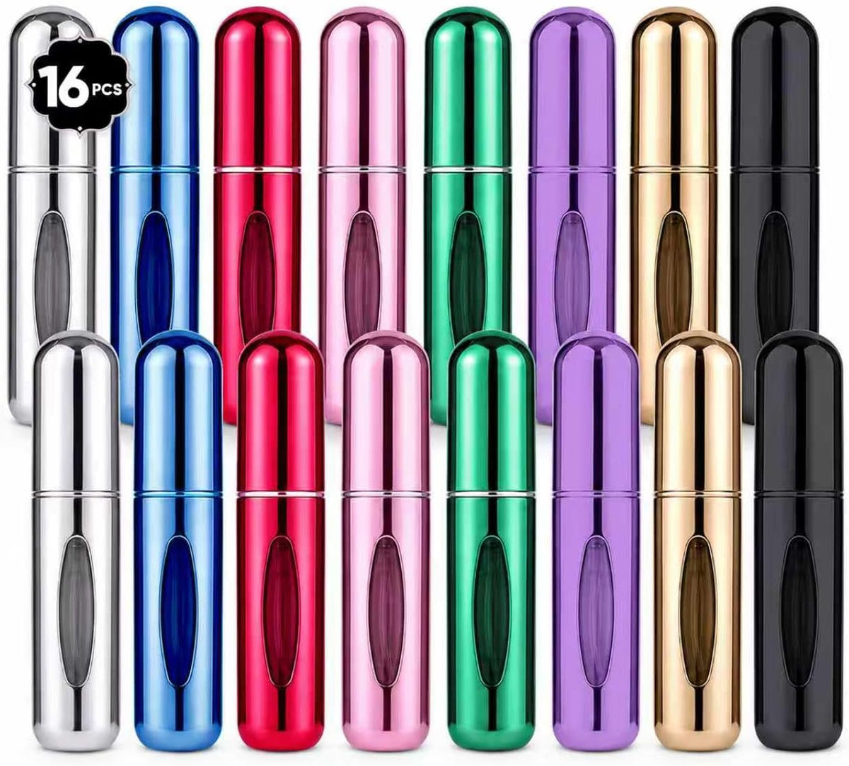8 PCS Mini Perfume Travel Refillable, Perfume Atomizer, Refillable Perfume Bottle-5ml