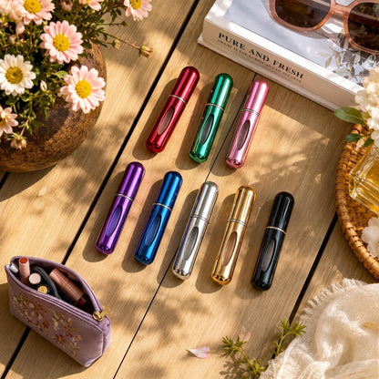 8 PCS Mini Perfume Travel Refillable, Perfume Atomizer, Refillable Perfume Bottle-5ml