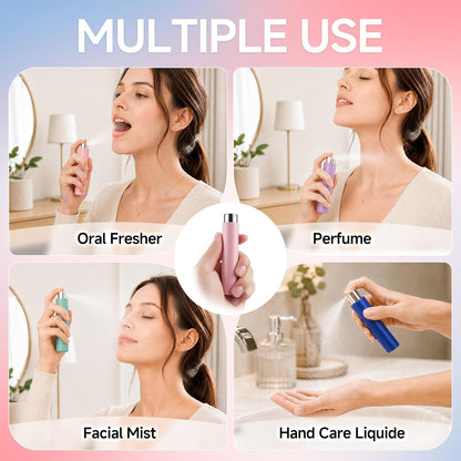 8 PCS Mini Perfume Travel Refillable, Perfume Atomizer, Refillable Perfume Bottle-5ml
