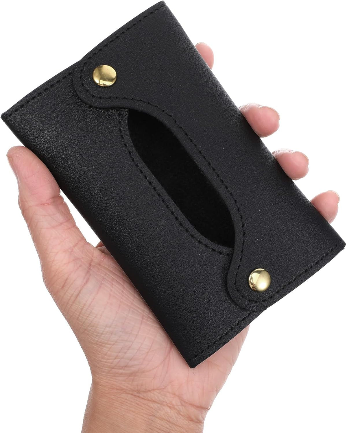 5.12"x3.35" Travel Tissue Holder, Purse Tissue Holder (Apricot)