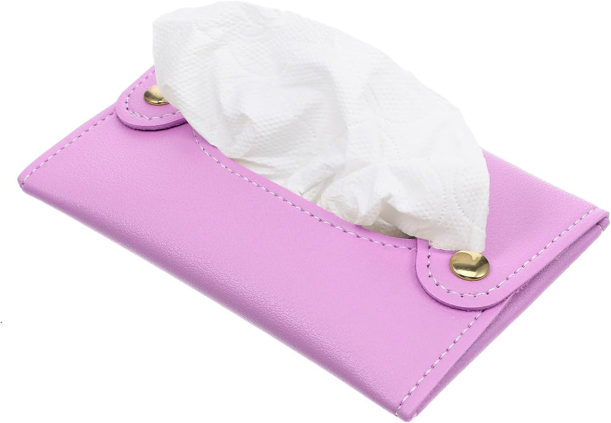 5.12"x3.35" Travel Tissue Holder, Purse Tissue Holder (Apricot)
