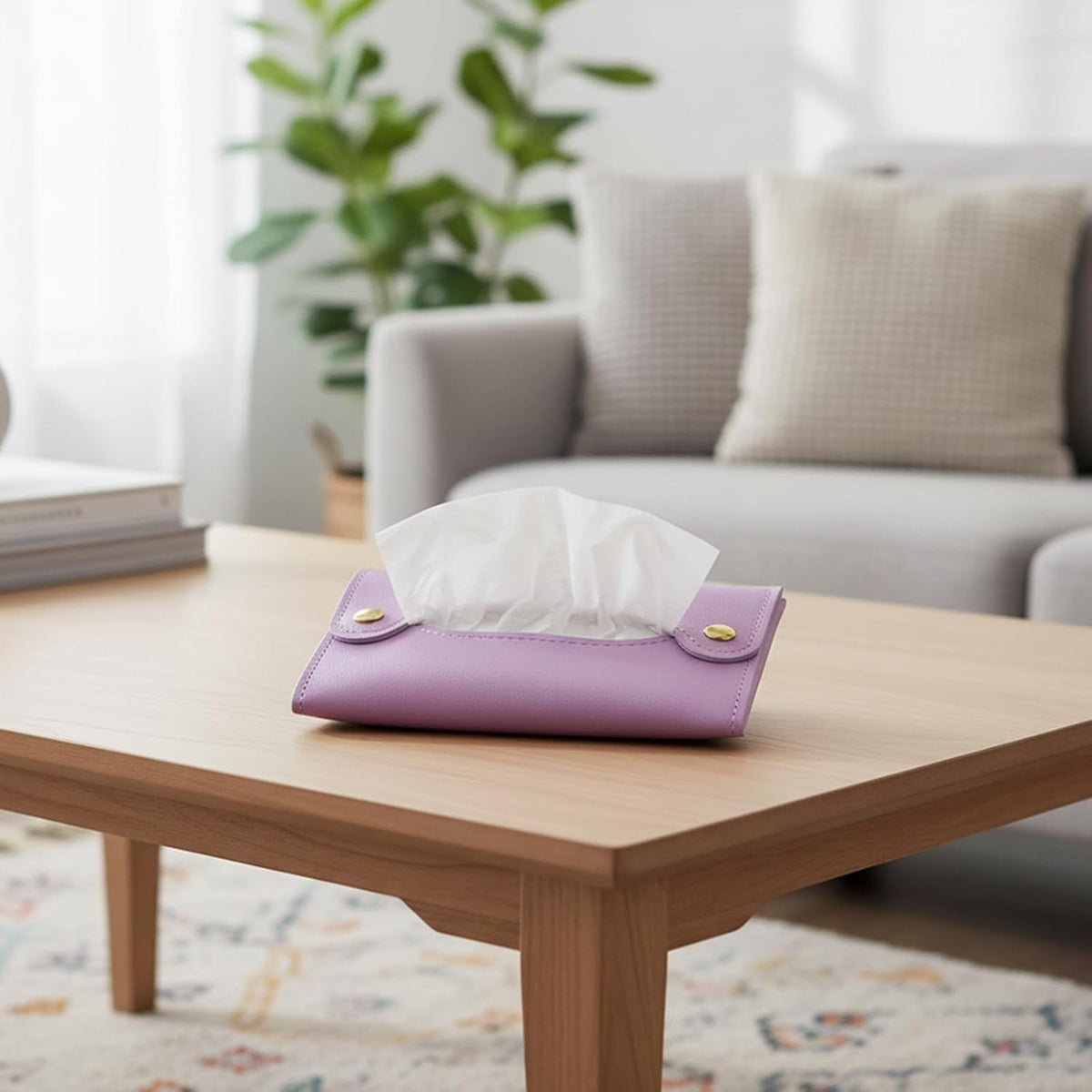 5.12"x3.35" Travel Tissue Holder, Purse Tissue Holder (Apricot)