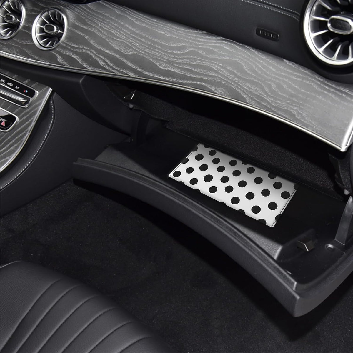 Premium Car Registration & Insurance Card Holder, Black