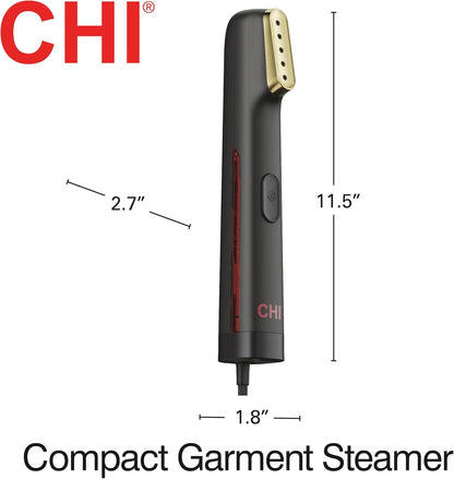 CHI Steam Handheld Garment Steamer for Clothes, 800 Watts, Black