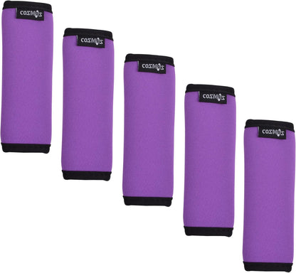 5 Pcs Black Color Comfort Neoprene Handle Wraps/Handle Grip/Luggage Identifier for Travel Bag Luggage Suitcase