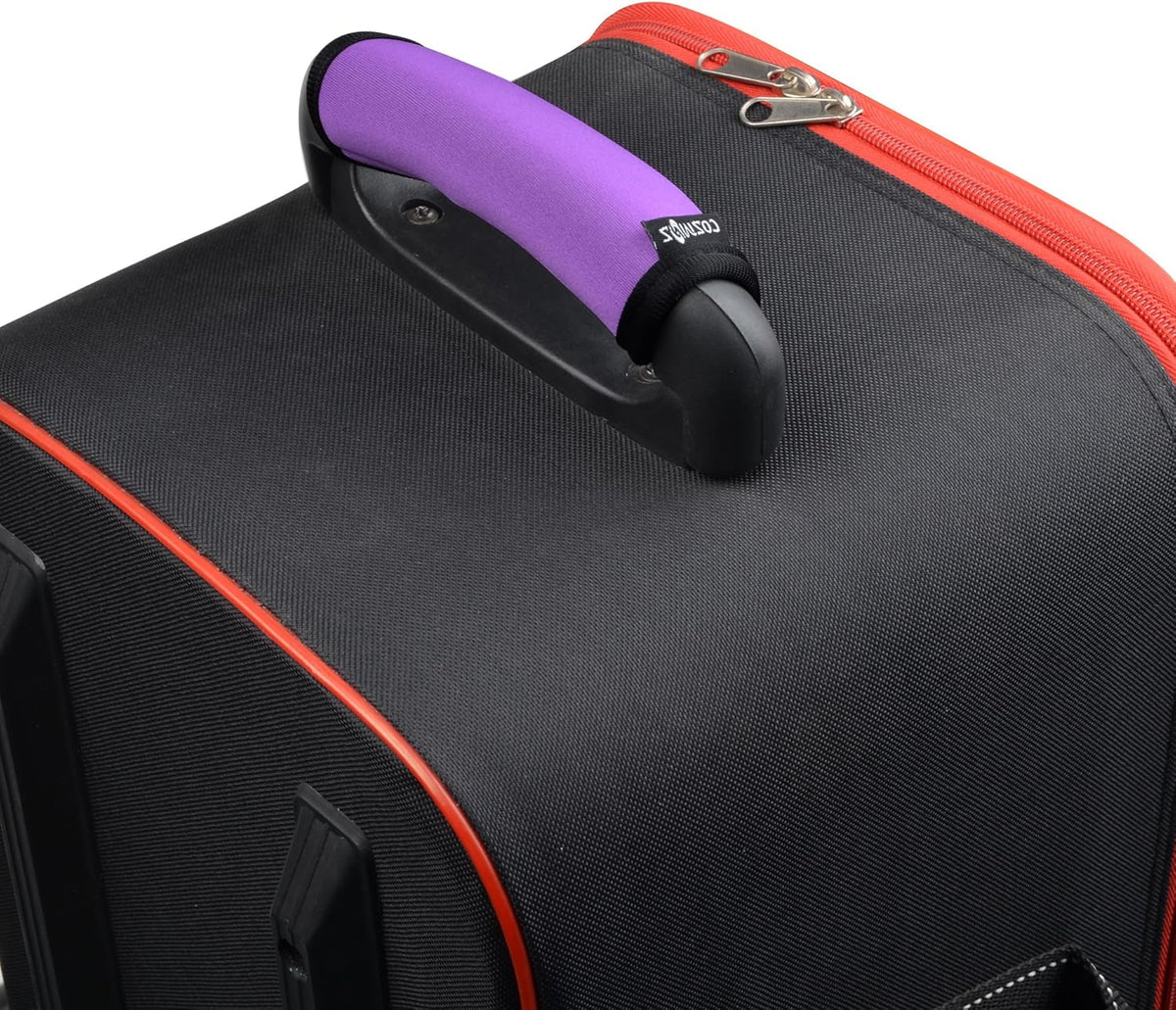 5 Pcs Black Color Comfort Neoprene Handle Wraps/Handle Grip/Luggage Identifier for Travel Bag Luggage Suitcase
