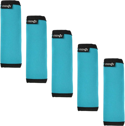 5 Pcs Black Color Comfort Neoprene Handle Wraps/Handle Grip/Luggage Identifier for Travel Bag Luggage Suitcase