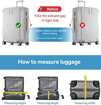 3 Pieces Thicken Luggage Cover Protectors 20" 24" 28" luggage