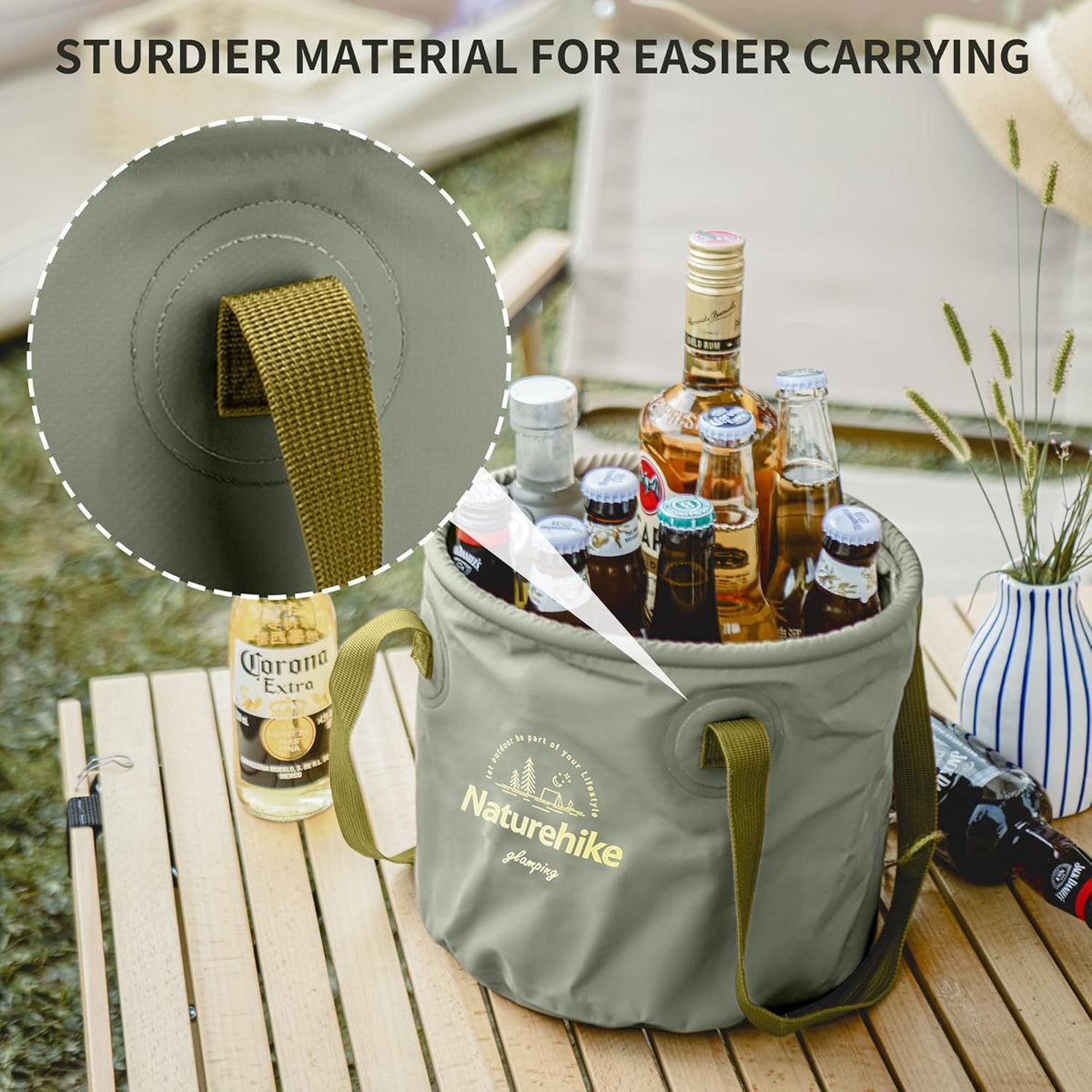 Multifunctional Collapsible Water Basin, Folding Tub, Portable Bin, Lightweight Foldable Bucket with Handles for Camping, Dish Washing, Laundry, Fishing, Hiking