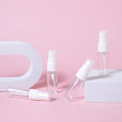 4 Pack Spray Bottle, Small Plastic Fine Mist Spray Bottles Mini Empty Travel Bottles Small Refillable Liquid Containers for Perfume, Care Liquid, Cosmetics, Alcohol(15ml)