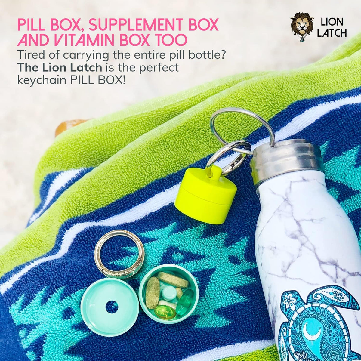 Travel Jewelry Box Case, Ring Holder on Shark Tank - Ring Holder for Women Girls with Keychain, Small Jewelry Organizer Boxes, Portable Ring Keeper Key Chain, Jewelry Storage Case