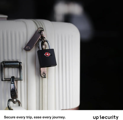 TSA Locks for Luggage with Keys, Travel Luggage Locks TSA Approved 4 Pack, Small Padlock with Key, Keyed Alike Mini Padlock for Suitcase, Backpack, Bag, Zipper, Case, Box, Small Locker