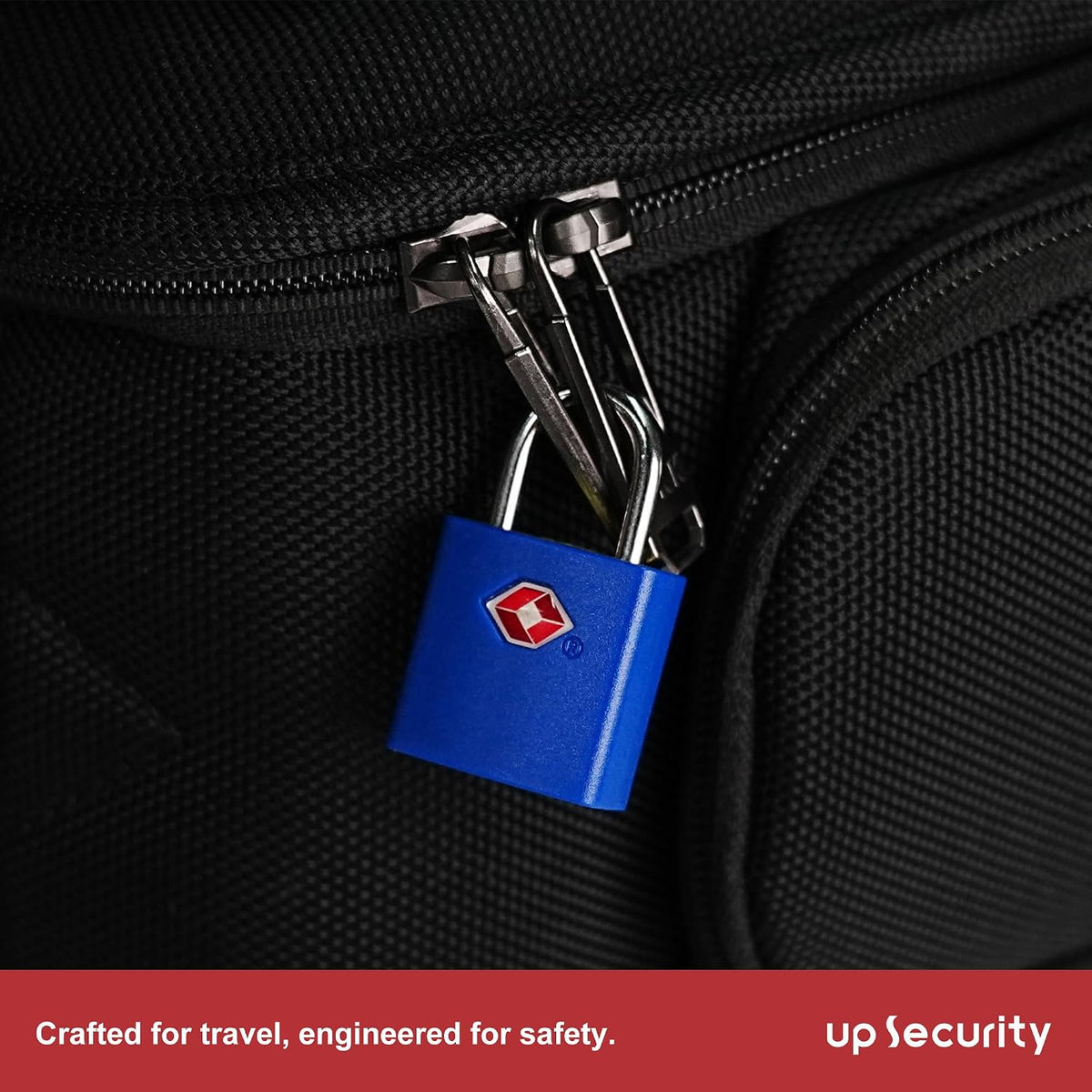 TSA Locks for Luggage with Keys, Travel Luggage Locks TSA Approved 4 Pack, Small Padlock with Key, Keyed Alike Mini Padlock for Suitcase, Backpack, Bag, Zipper, Case, Box, Small Locker