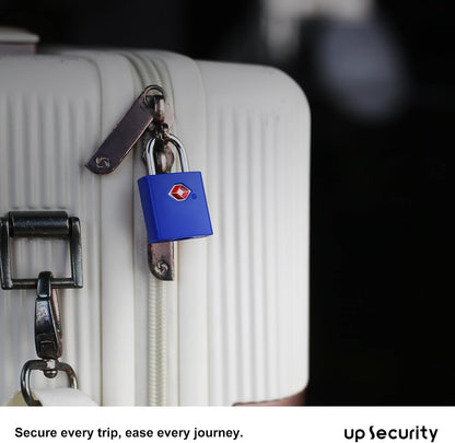 TSA Locks for Luggage with Keys, Travel Luggage Locks TSA Approved 4 Pack, Small Padlock with Key, Keyed Alike Mini Padlock for Suitcase, Backpack, Bag, Zipper, Case, Box, Small Locker
