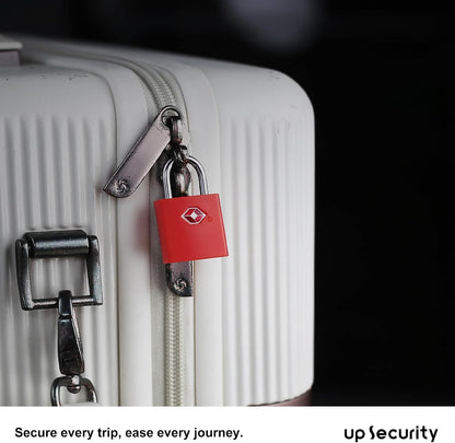 TSA Locks for Luggage with Keys, Travel Luggage Locks TSA Approved 4 Pack, Small Padlock with Key, Keyed Alike Mini Padlock for Suitcase, Backpack, Bag, Zipper, Case, Box, Small Locker