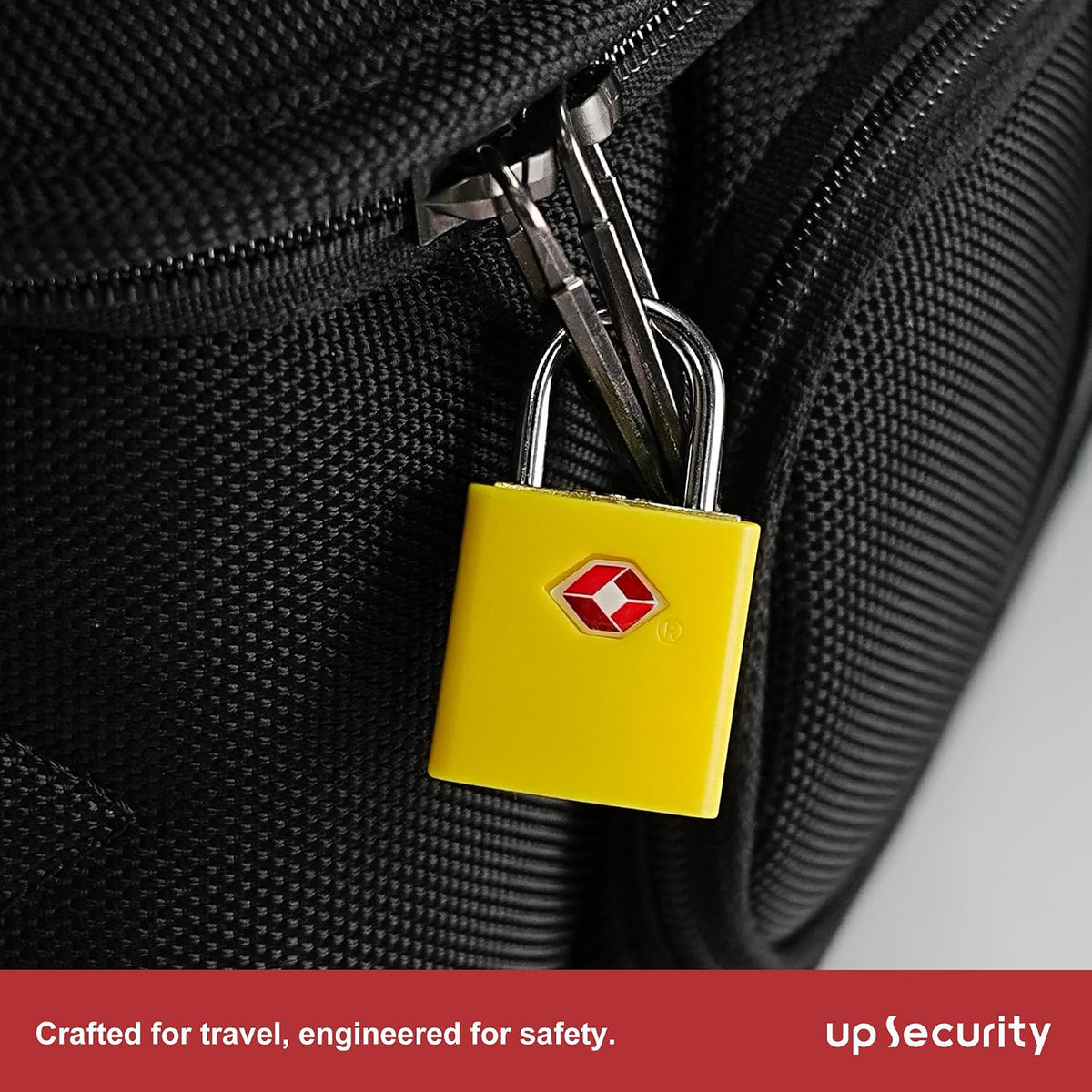 TSA Locks for Luggage with Keys, Travel Luggage Locks TSA Approved 4 Pack, Small Padlock with Key, Keyed Alike Mini Padlock for Suitcase, Backpack, Bag, Zipper, Case, Box, Small Locker