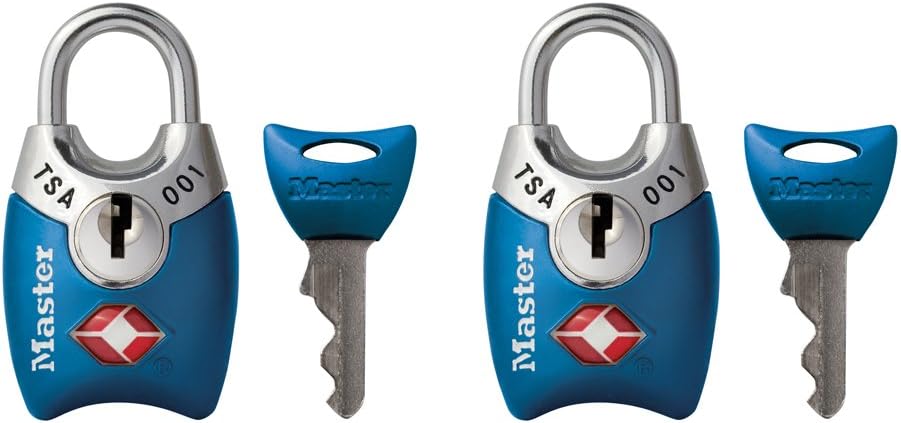 4689Q TSA Approved Luggage Lock, 4 Pack, Colors May Vary