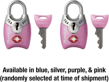 4689Q TSA Approved Luggage Lock, 4 Pack, Colors May Vary