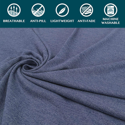 Travel Blanket Airplane Compact with Bag Lightweight, Navy Blue