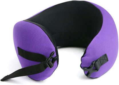 C Travel Pillow, Award-Winning Patented Ergonomic Design for Chin & Neck Support Memory Foam Neck Pillow, Compact Airplane Pillow for Traveling, Flight, Car (Hunter Green, Medium)