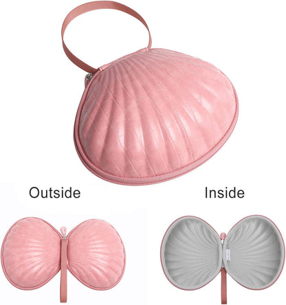 Hard Travel Case for Silicone Bras [A-C Cup] Premium Nubra Organizer Portable Lingerie Underwear Storage Bag (Map)