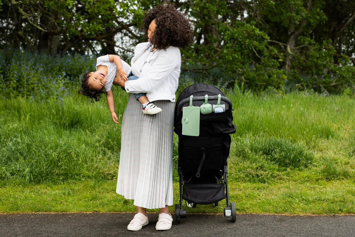 On-the-Go Baby Wipes Dispenser, Sage