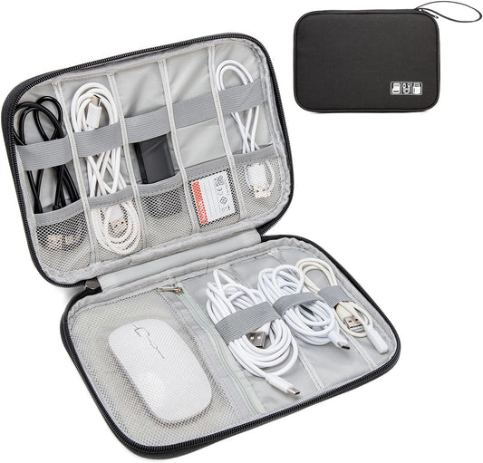 Electronic Organizer Case for Chargers, Cables & Tech Accessories
