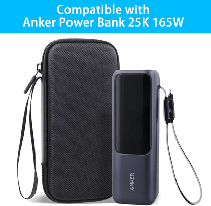 Hard Case for Anker 25,000mAh Laptop 25K 165W Power Bank, Black