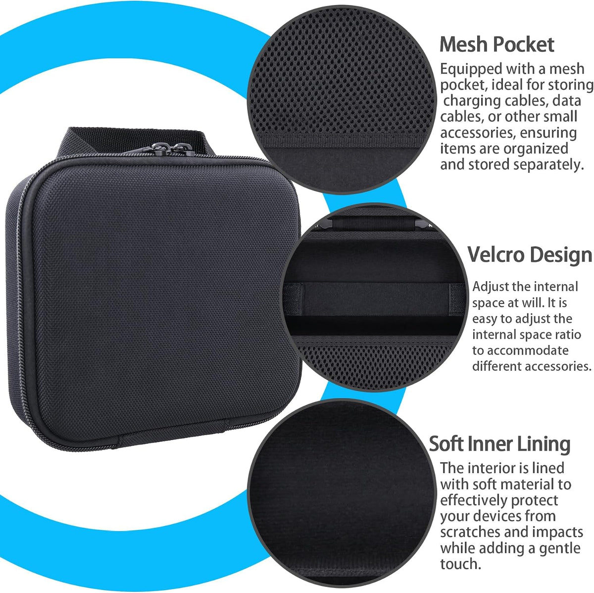 Hard Case for Anker 25,000mAh Laptop 25K 165W Power Bank, Black