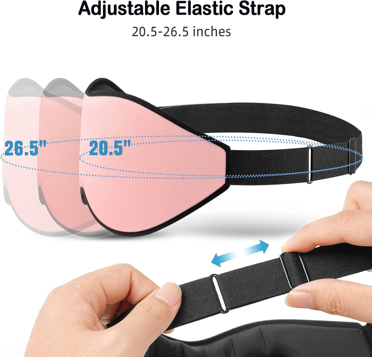 Sleep Mask for Side Sleeper Women Men, Eye Mask for Sleeping
