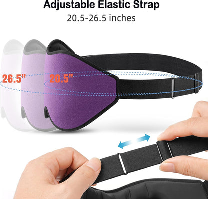 Sleep Mask for Side Sleeper Women Men, Eye Mask for Sleeping