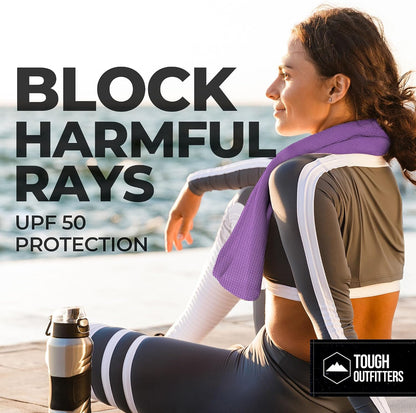 Cooling Towels for Neck Face - Neck Cooling Towel for Hot Weather Yoga Sports Golf Sweat - Instant Cold Towel
