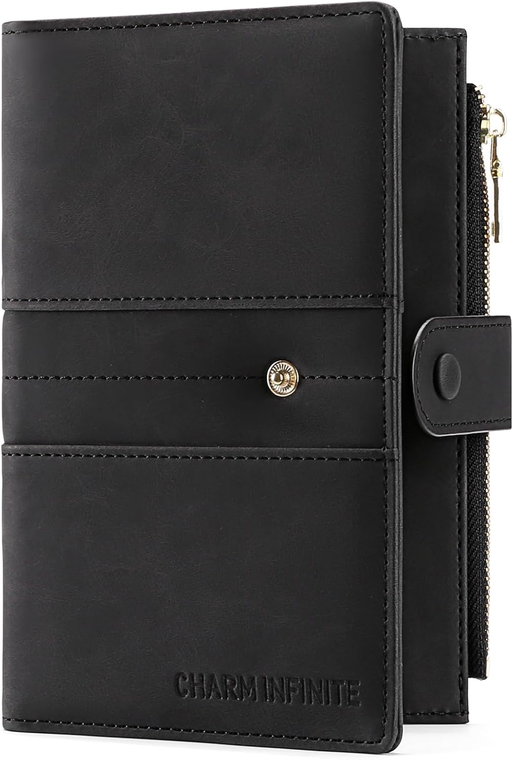 Leather RFID Blocking Passport Holder Travel Wallet, Passport Cover/Travel Wallet for Women/Men with