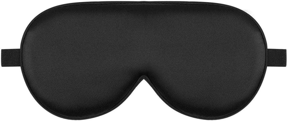 Sleep Mask Silk Eye Cover with Shaped Pad, Machine Washable