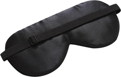 Sleep Mask Silk Eye Cover with Shaped Pad, Machine Washable