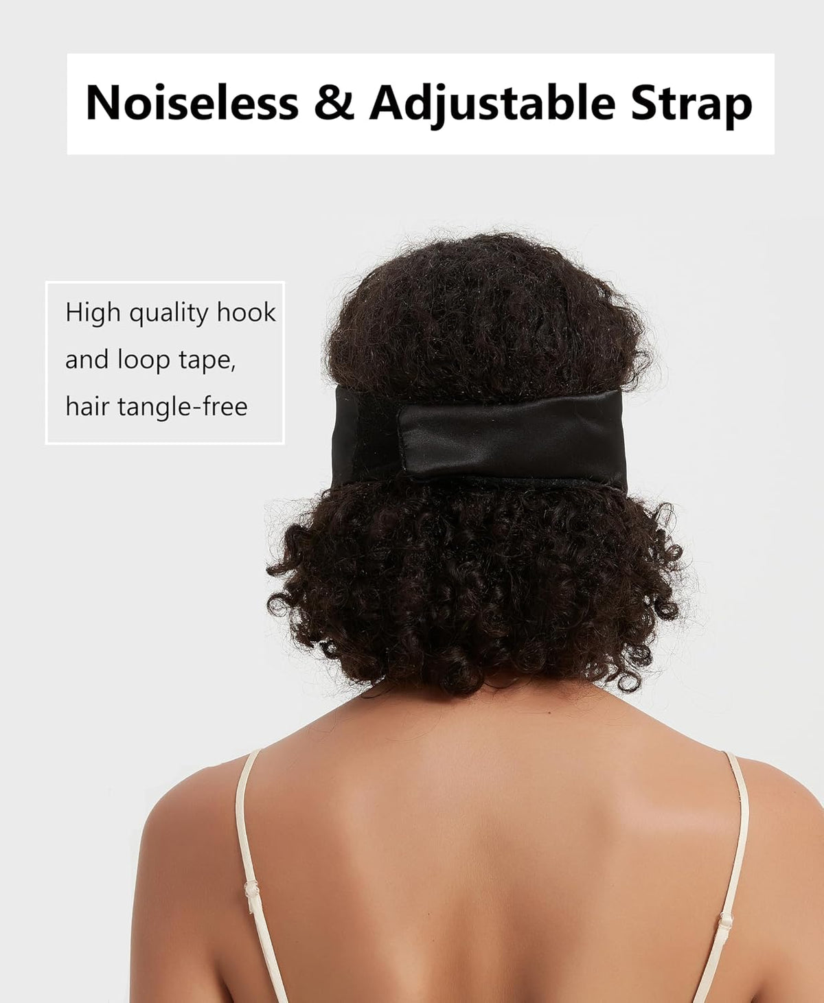 Sleep Mask Silk Eye Cover with Shaped Pad, Machine Washable