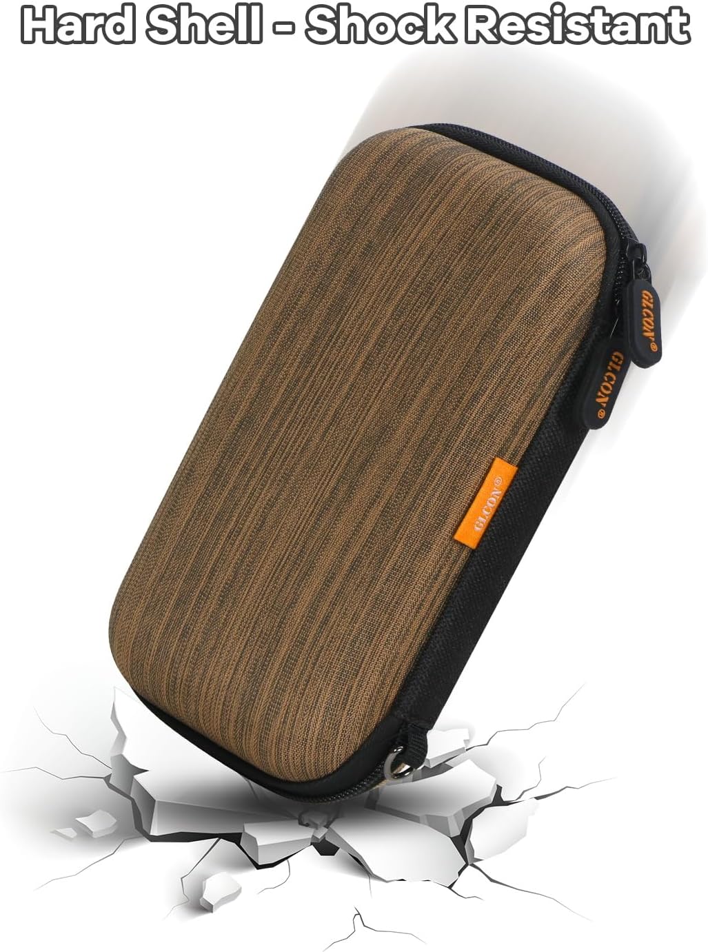 Blue Hard EVA Case for WD Seagate Hard Drive, Shockproof Bag